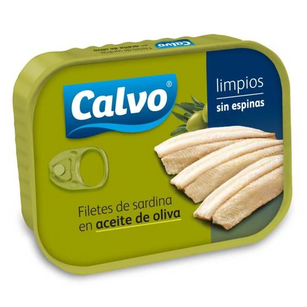 File de sardine in ulei masline Calvo 100g