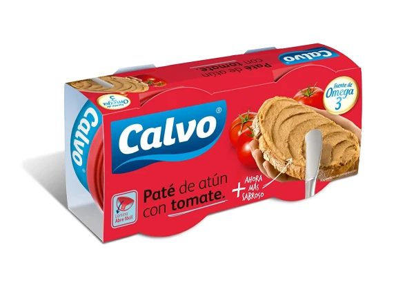 Pate de ton cu rosii Calvo 2 x 75g