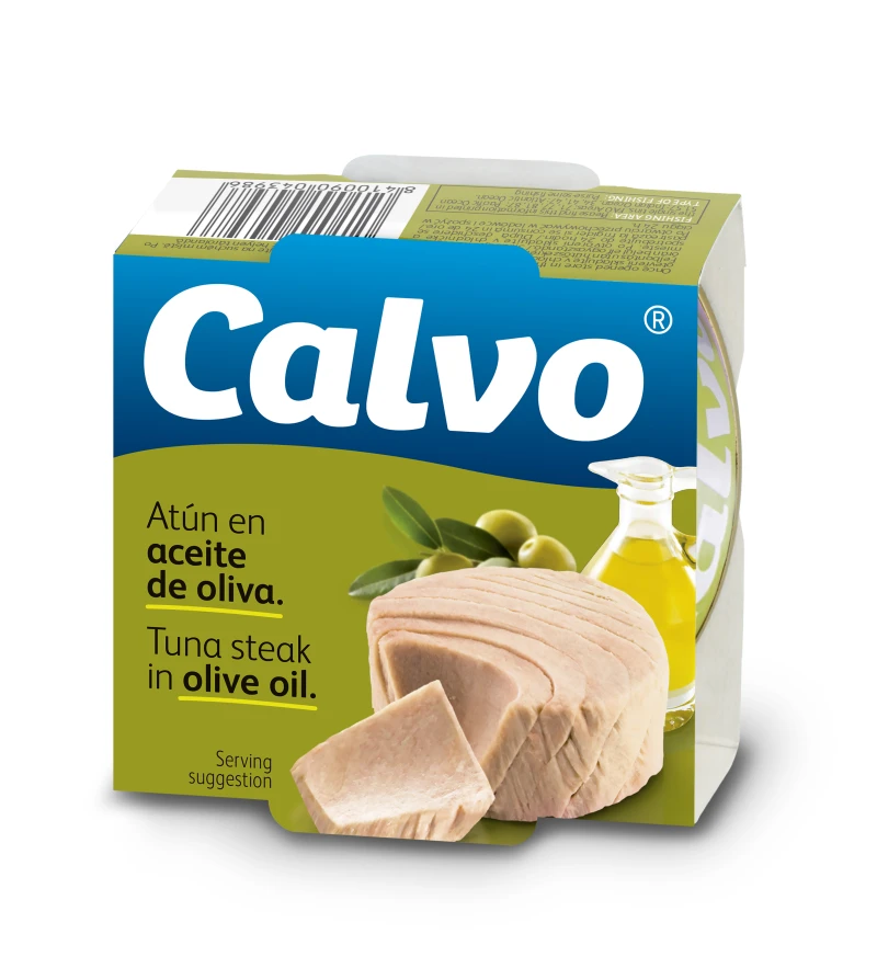 Ton in ulei de masline Calvo 160g